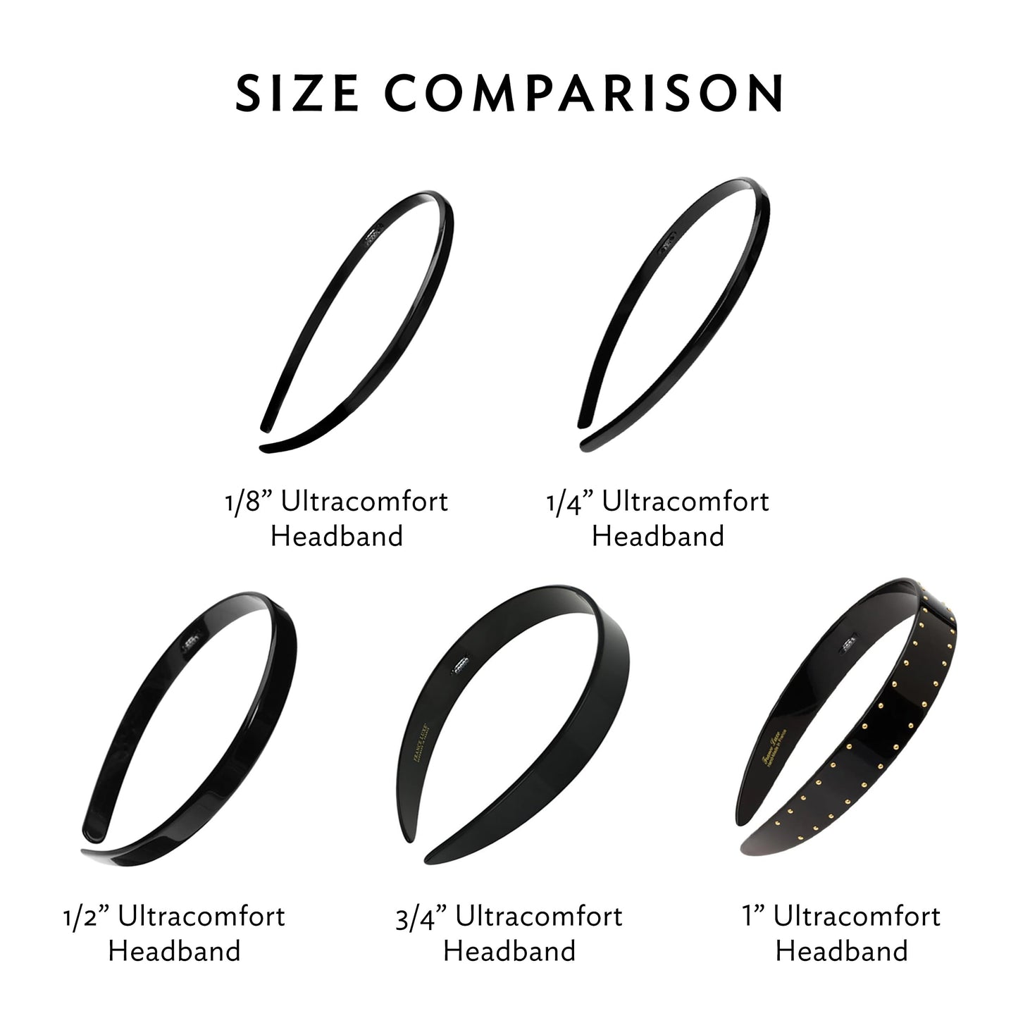 Tortoise Headband for Women, France Luxe 1/2" Ultracomfort, Flexible Fit Plastic Headband with Gentle Teeth, Comfortable, All-Day Hold, Tokyo