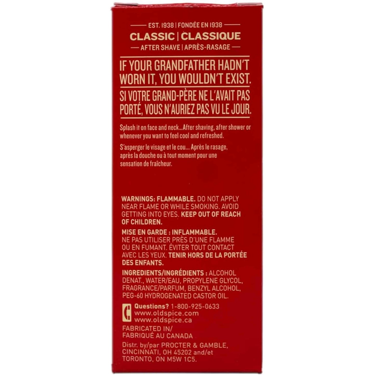 Old Spice Old Spice After Shave Lotion Classic 4.25 oz - 3 Pack