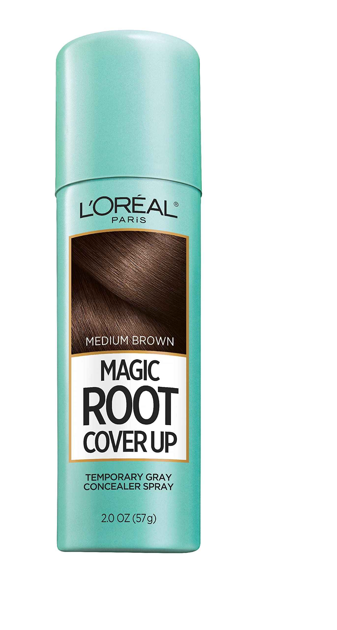 L'Oreal Paris Hair Color Root Cover Up Spray for Gray Roots Concealer (Pack of 2) Light Golden Brown and Medium Brown