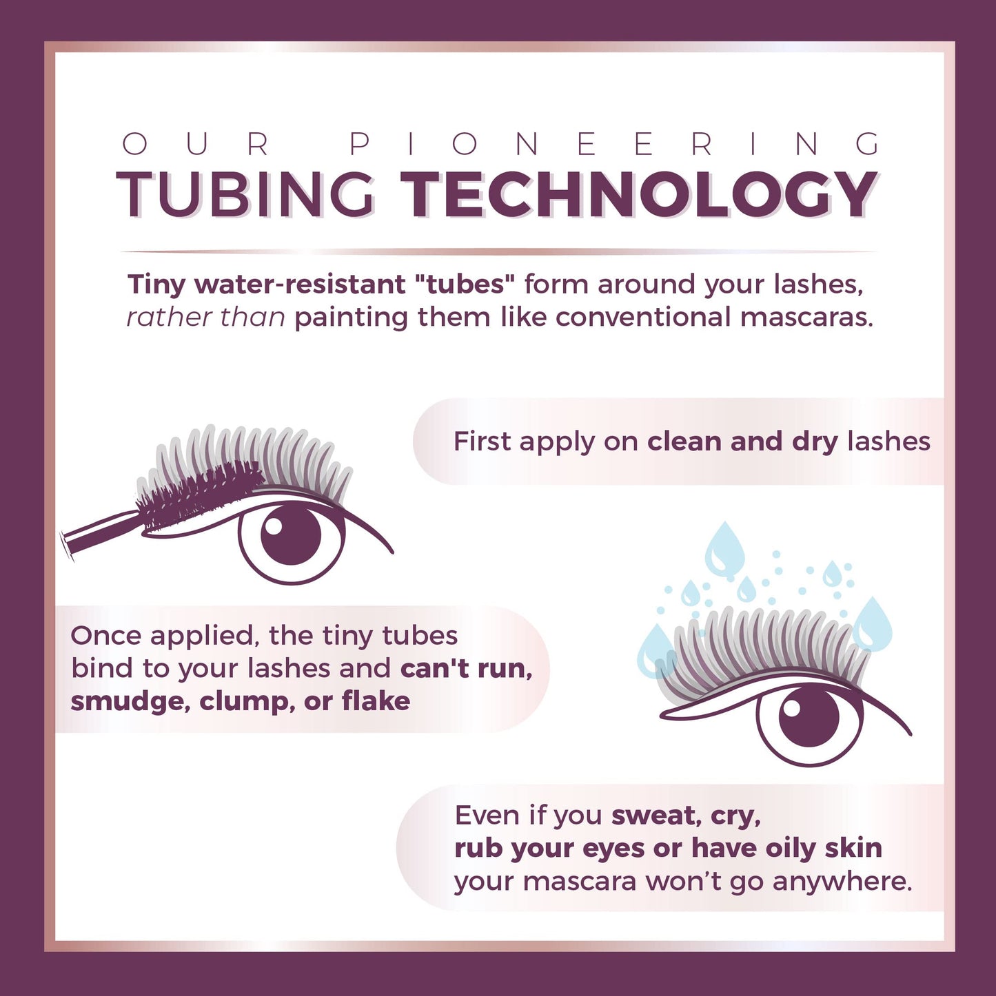 Blinc Amplified Tubing Mascara, Ultra-Longwearing Washable Mascara, Soft-Glam Volumizing, Lengthening and Defining Mascara, Gluten-Free and Cruelty-Free, Dark Brown, 9mL / 0.30 Fl. OZ