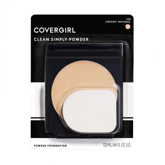 COVERGIRL Simply Powder Foundation, Creamy Natural 520, Pack of 2
