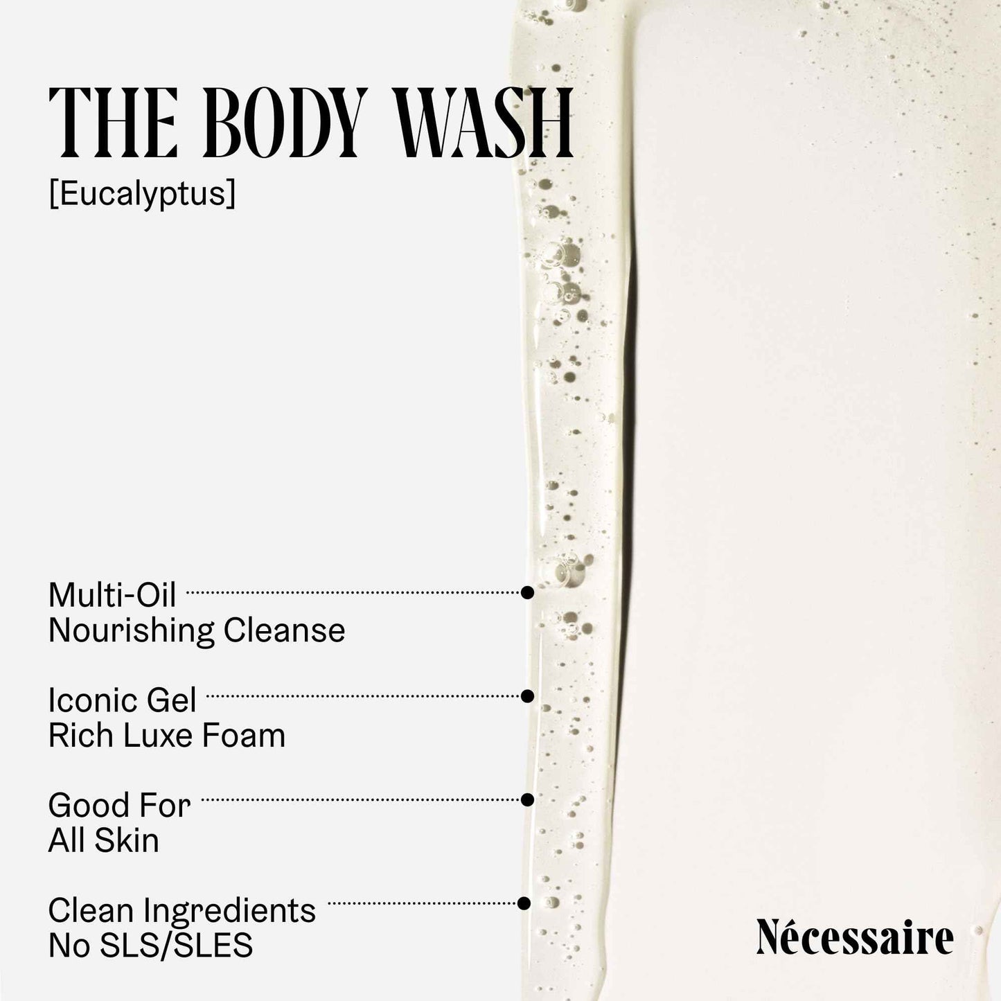 Nécessaire Body Essentials - Skin Care Gift Set For Women + Men - Travel-Size Body Wash, Body Lotion + Deodorant | Dermatologist-Tested. Hypoallergenic | Vegan | Aluminum-Free Deodorant (Eucalyptus)