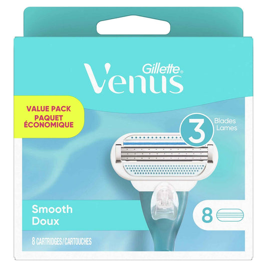 Gillette Venus Smooth Women's Razor Blades - 8 Refills