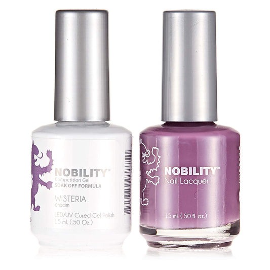 LeChat Nobility – Gel Polish & Nail Lacquer Set (Neutral collection) (Wisteria NBCS136)