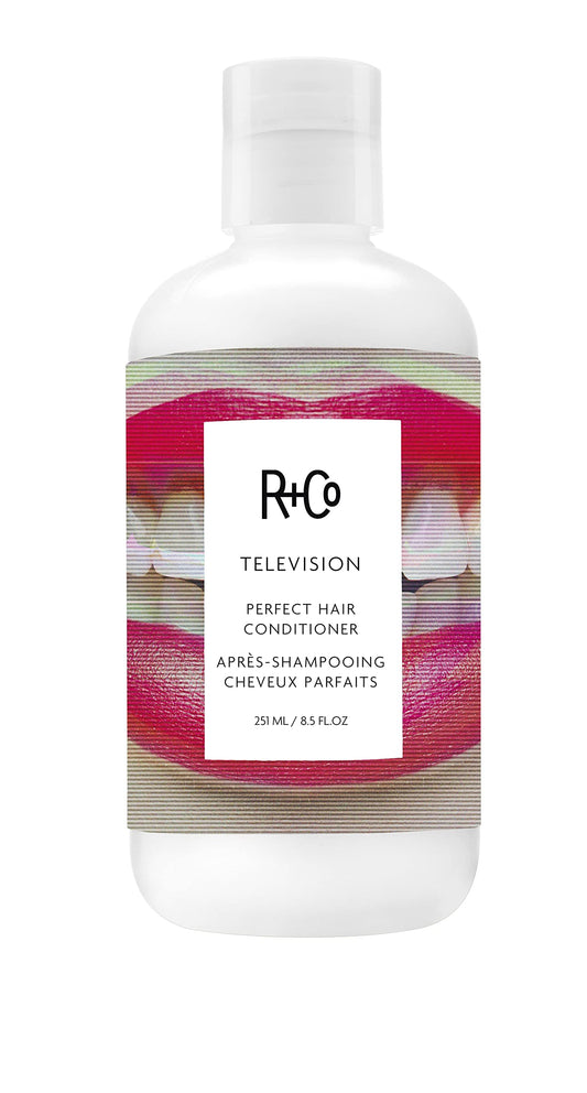 R+Co Television Perfect Hair Conditioner | Shine + Strengthening + Softening for All Hair Types | Vegan + Cruelty-Free | 8.5 Oz