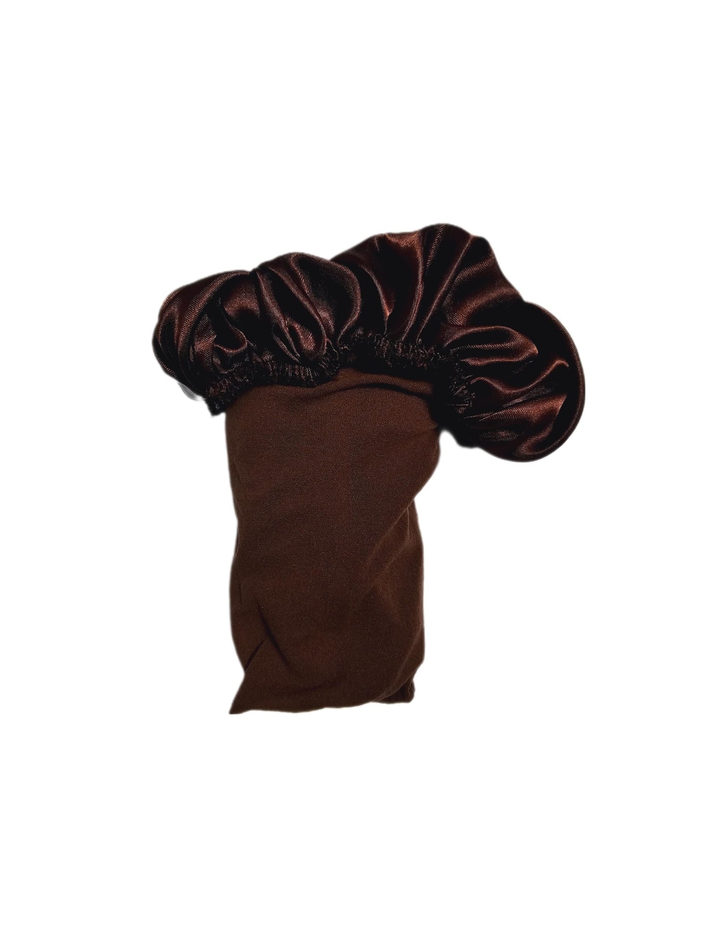 Satin lined wig cap, wig cap, wig cap for lace wig (Brown)