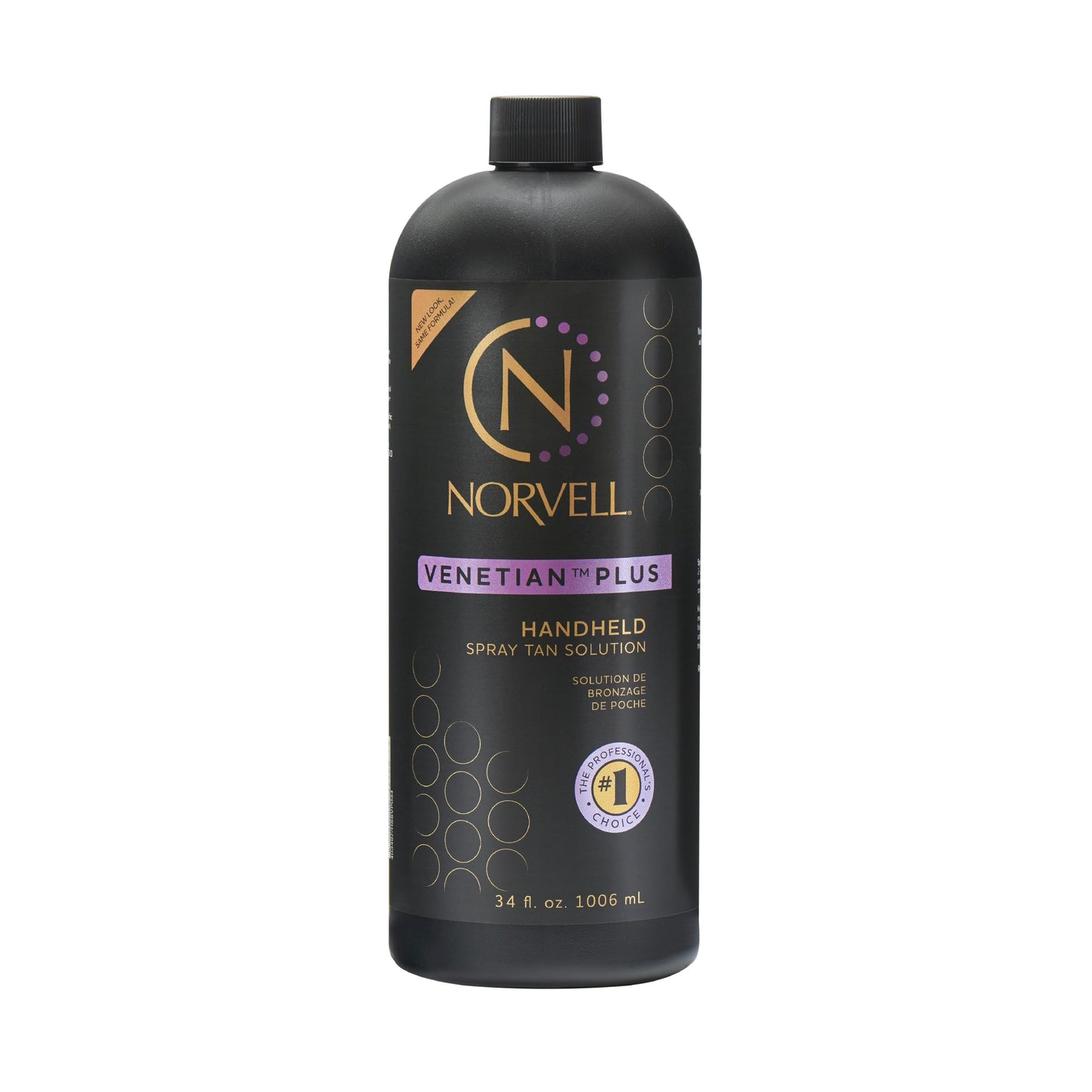 Norvell Premium Professional Sunless Tanning Spray Tan Solution - Venetian Plus, 1 Liter