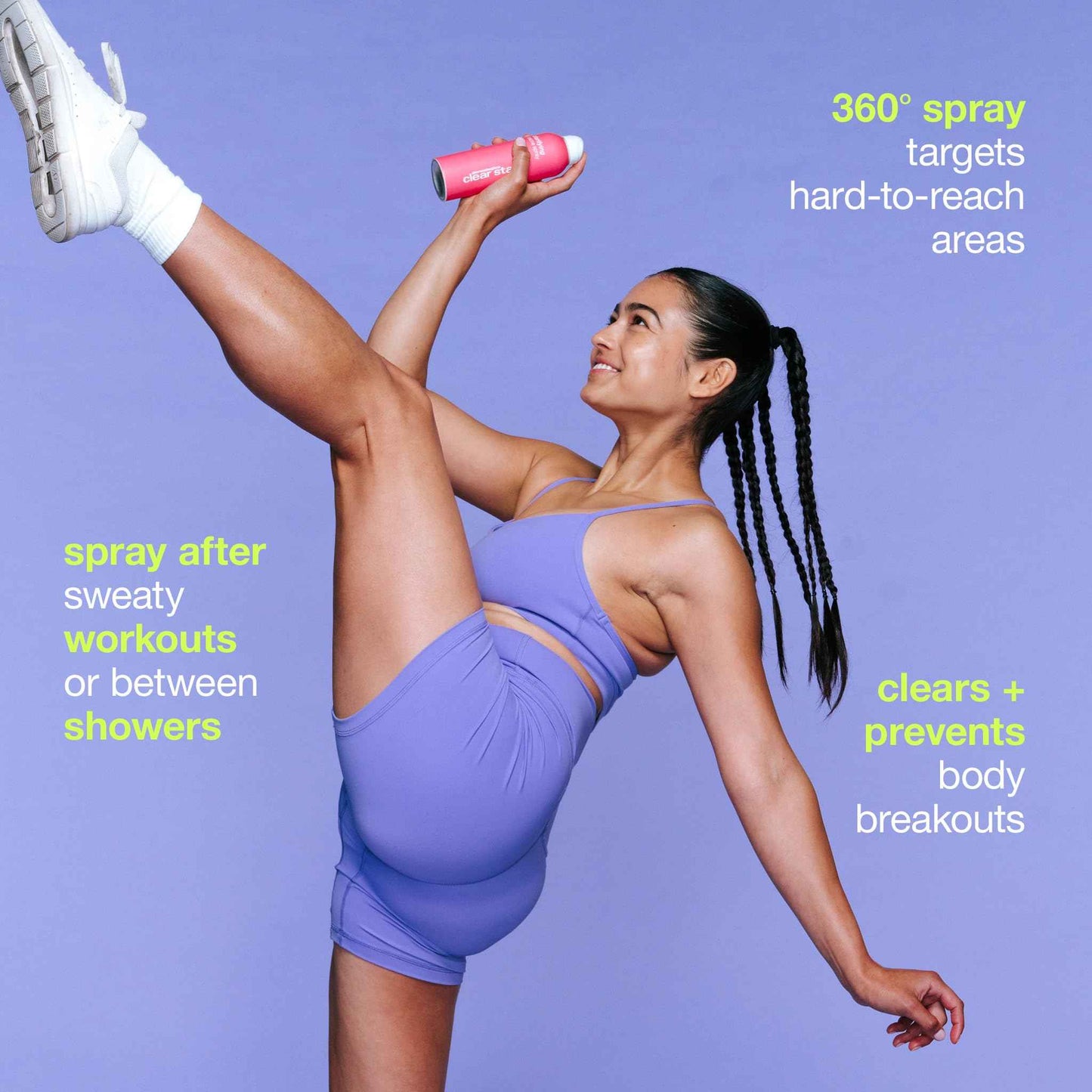 Dermalogica Clear Start Clarifying Bacne Spray, Back Acne Treatment Spray for Body Breakout - Pore Clearing, Preventing Pimple with Salicylic Acid, Witch Hazel, Tea Tree Oil, All Skin Type, 6 fl oz