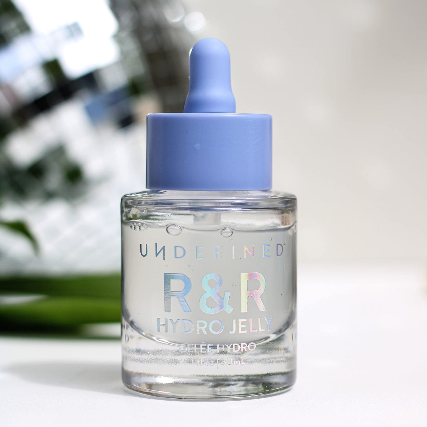 Undefined Beauty R&R Hydro Jelly Face + Eye Serum infused with Peptides, Hyaluronic Acid, Ashwagandha, Centella, Vegan Alternative to Snail Mucin for Dry Dehydrated Skin