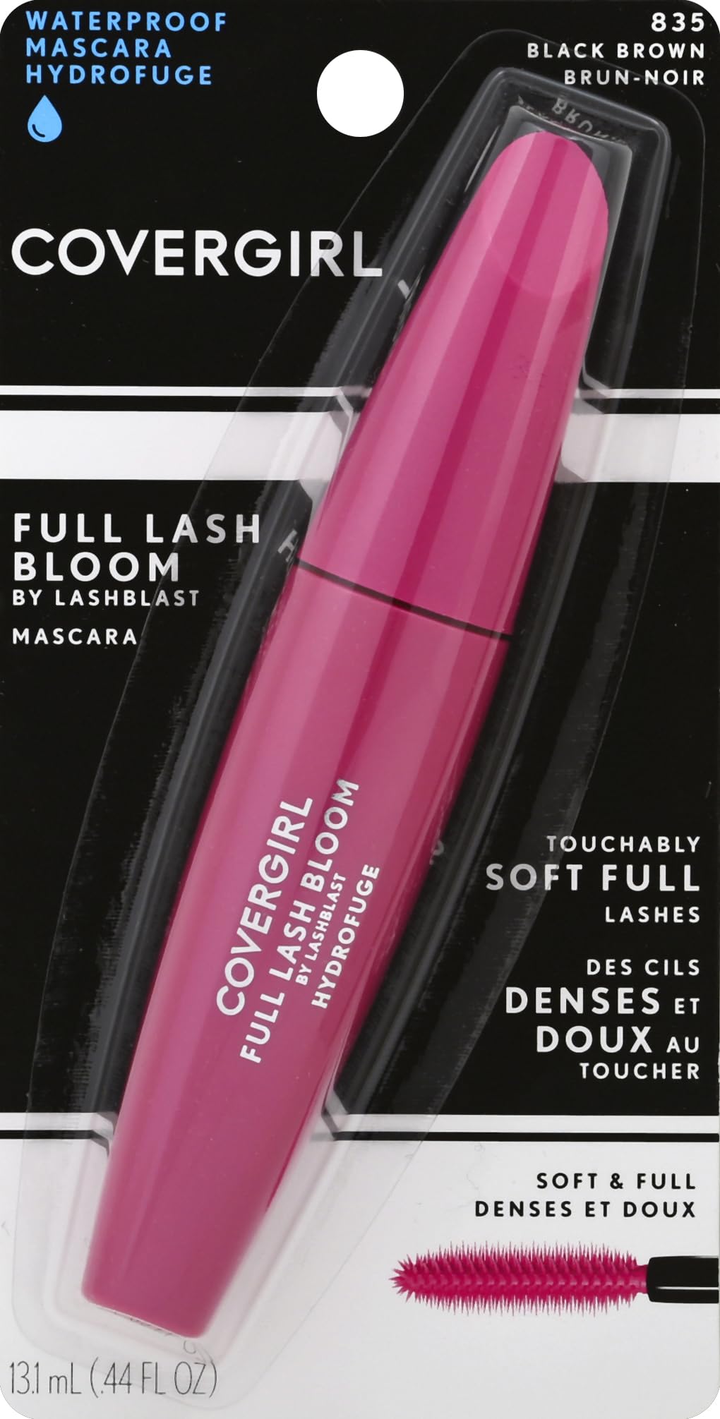 COVERGIRL Full Lash Bloom by Lashblast Waterproof Mascara Black Brown .44 fl oz (13.1 ml) (Packaging may vary)