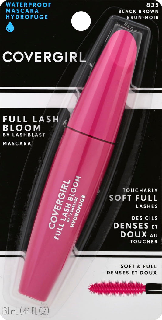 COVERGIRL Full Lash Bloom by Lashblast Waterproof Mascara Black Brown .44 fl oz (13.1 ml) (Packaging may vary)