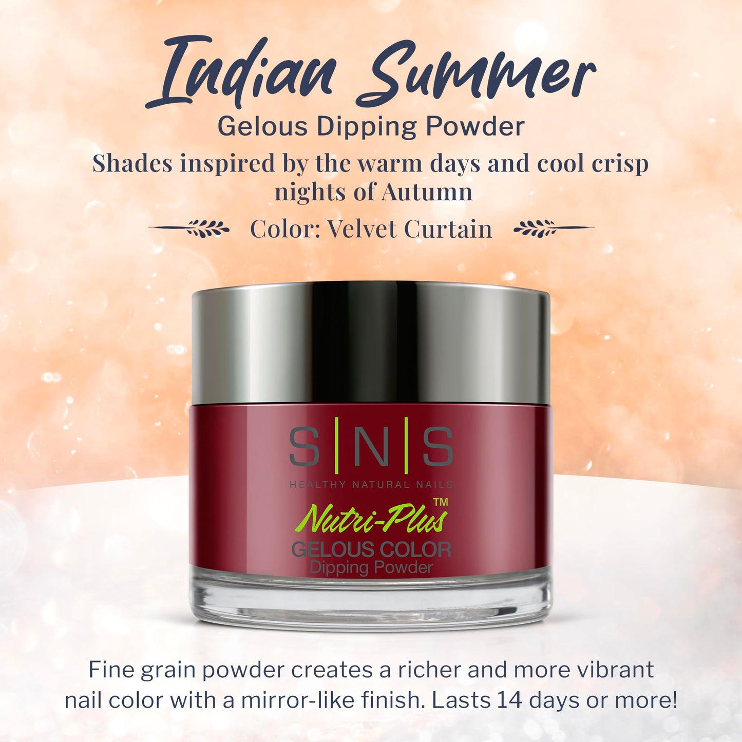 SNS Nails Dipping Powder Gelous Color - Indian Summer Collection - IS15-1oz