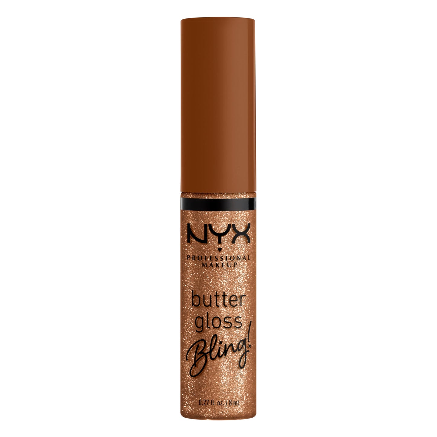 NYX PROFESSIONAL MAKEUP Butter Gloss Bling Lip Gloss, Non Sticky and Shiny Vegan Lip Makeup - Pay Me In Gold