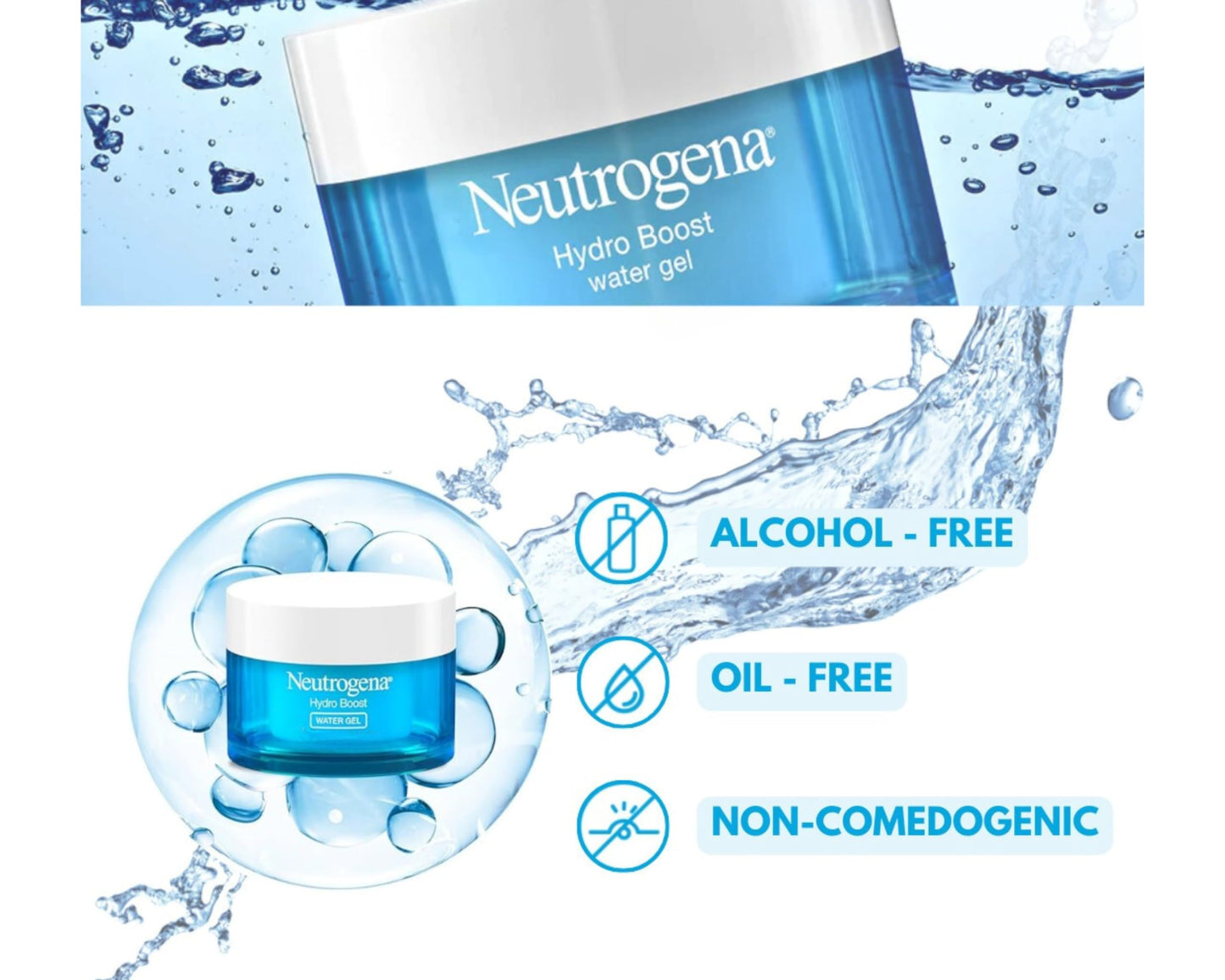 Alive Intensity 'Neutrogena' Hydro Boost Hyaluronic Acid Hydrating Water Gel Daily Face Moisturizer With Retinol 2.5% Neutrogena Hydro Boost + Retinol 2.5%