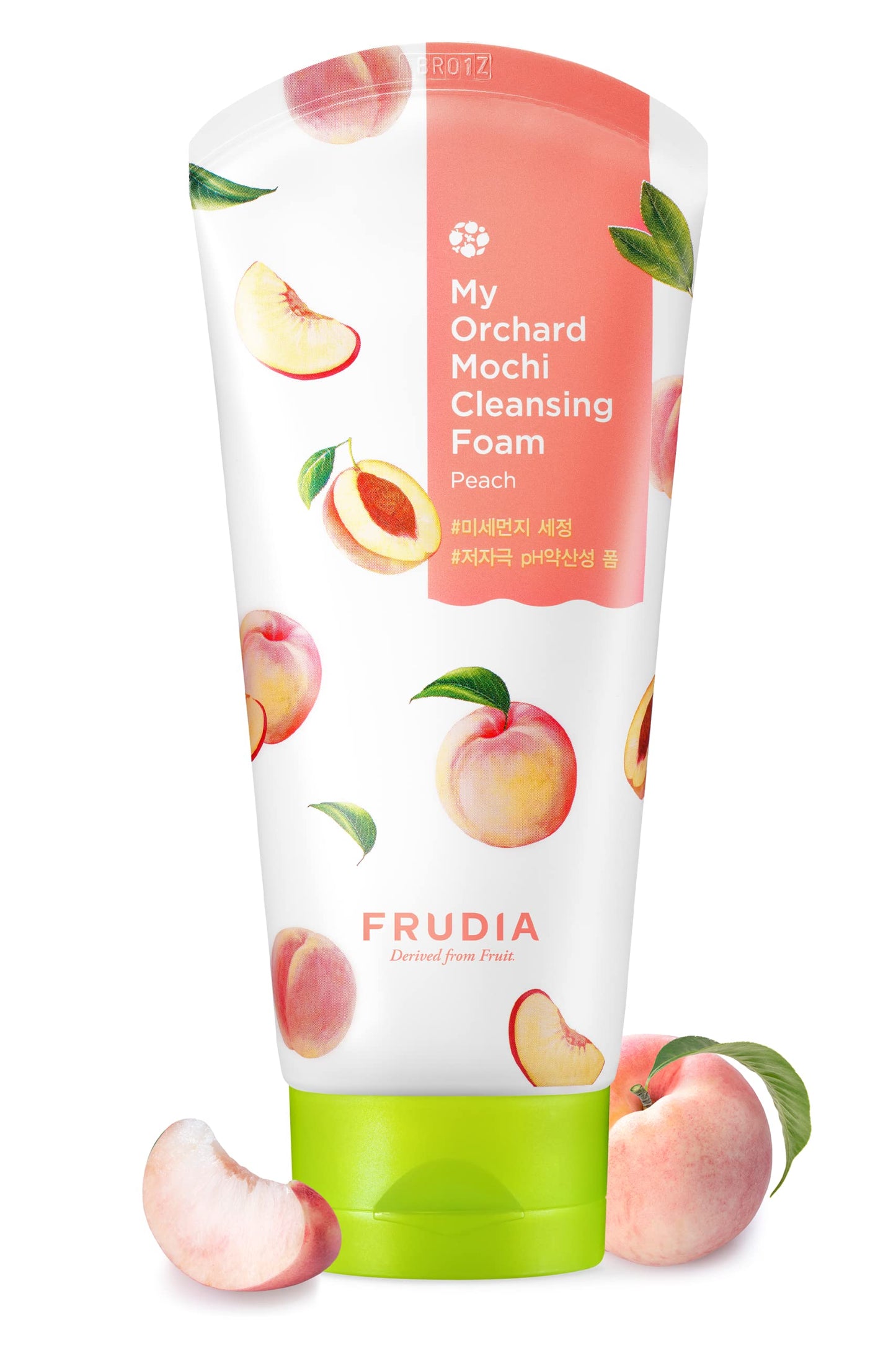 WELCOS FRUDIA My Orchard Peach Cleansing Foam | Moisturizing Face Wash & Foaming Facial Cleanser | Hydrating Face Wash for Dry Skin | K Beauty Exfoliating Gentle Face Wash & Foam Cleanser (4.23 Oz)