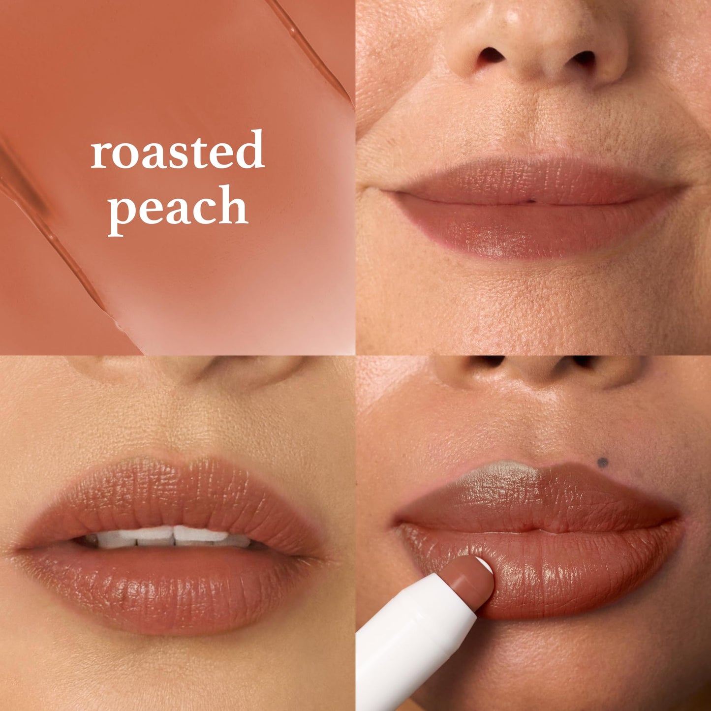 Julep It's Balm: Tinted Lip Balm + Buildable Lip Color - Roasted Peach - Natural Gloss Finish - Hydrating Vitamin E Core - Vegan