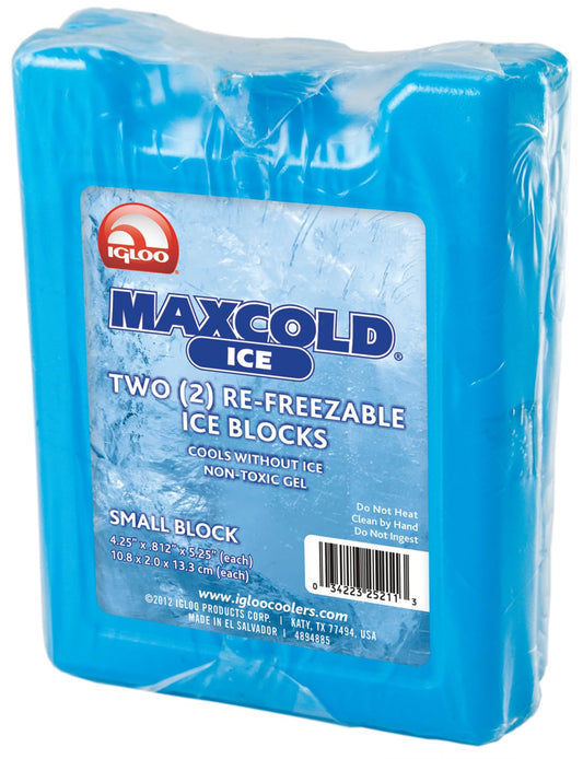 Igloo Maxcold Small Ice Block, 2-Pack, Blue