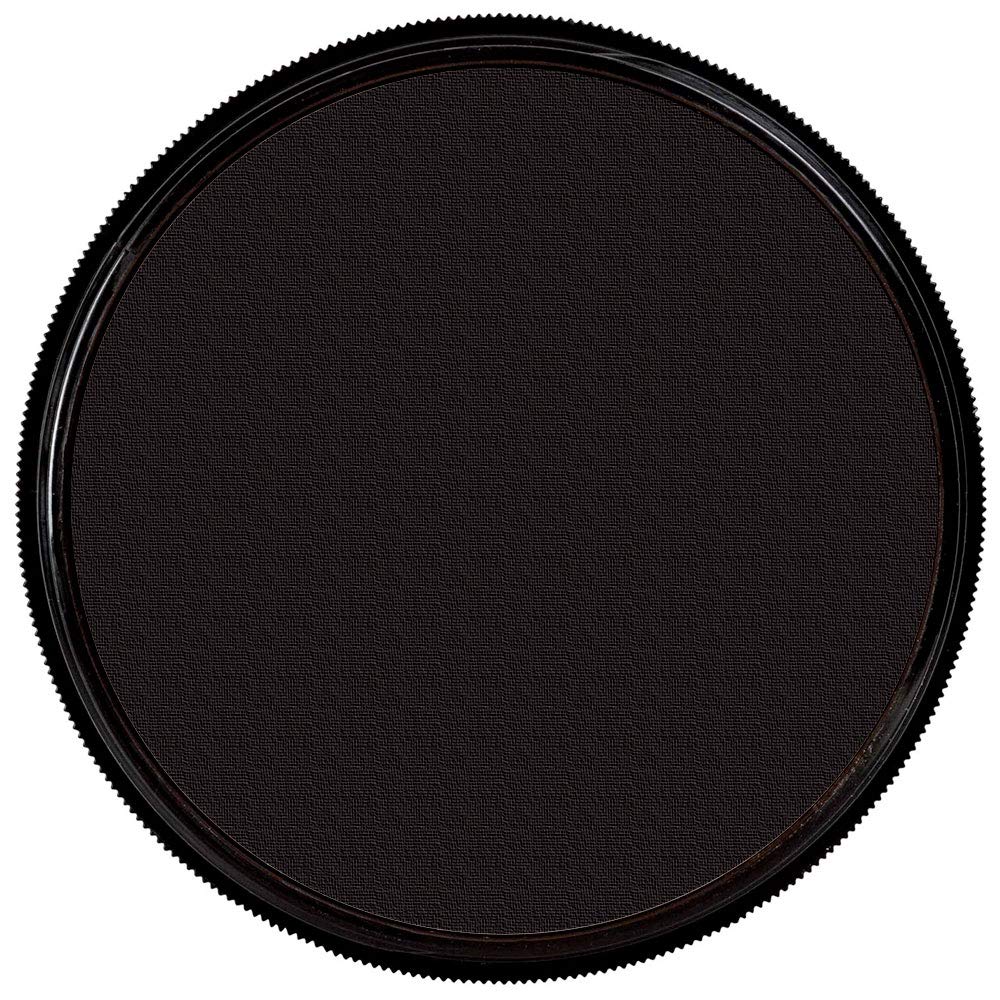 Mehron Makeup StarBlend Cake Makeup | Wet/Dry Pressed Powder Face Makeup | Powder Foundation | Black Body and Face Paint 2 oz (56g)