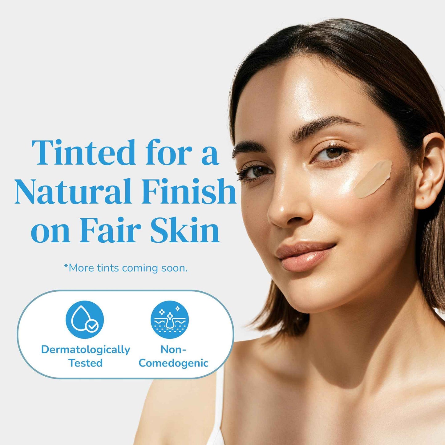 Koobarra Mineral Face Sunscreen SPF 50, Tinted Aussie Zinc Oxide Sunblock with Hydrating Hyaluronic Acid, Reef Safe, Natural, Vegan, Australian Made, 80min Water Resistant, Unscented, 100g 3.4oz