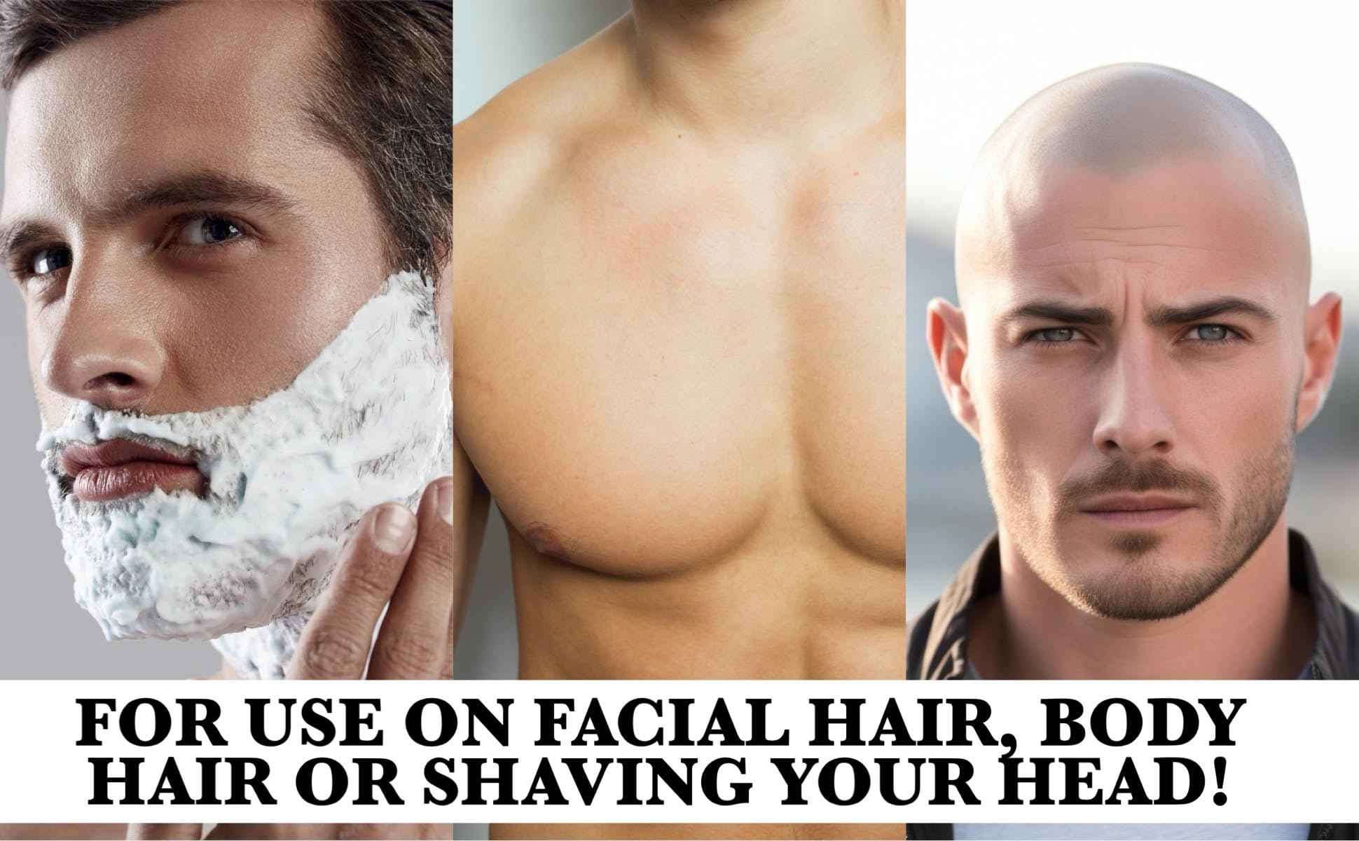 Flex Ball Handle Shaving Razor – All Chrome Long Handle Razor with Flex Pivot Technology & Diamond Knurled Grip for Men’s Precision Shaving