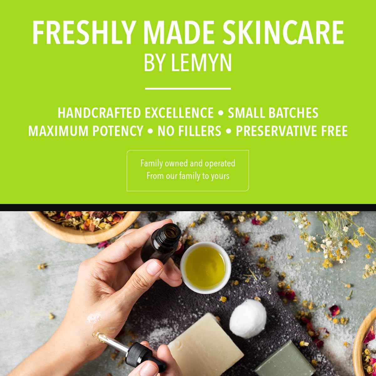 Lemyn Organics Golden Jojoba Oil | Supercharged with Clinically Proven THD Vitamin C | Freshly Made | Deep Hydration & Radiant Boost | Handcrafted Excellence from Santa Barbara