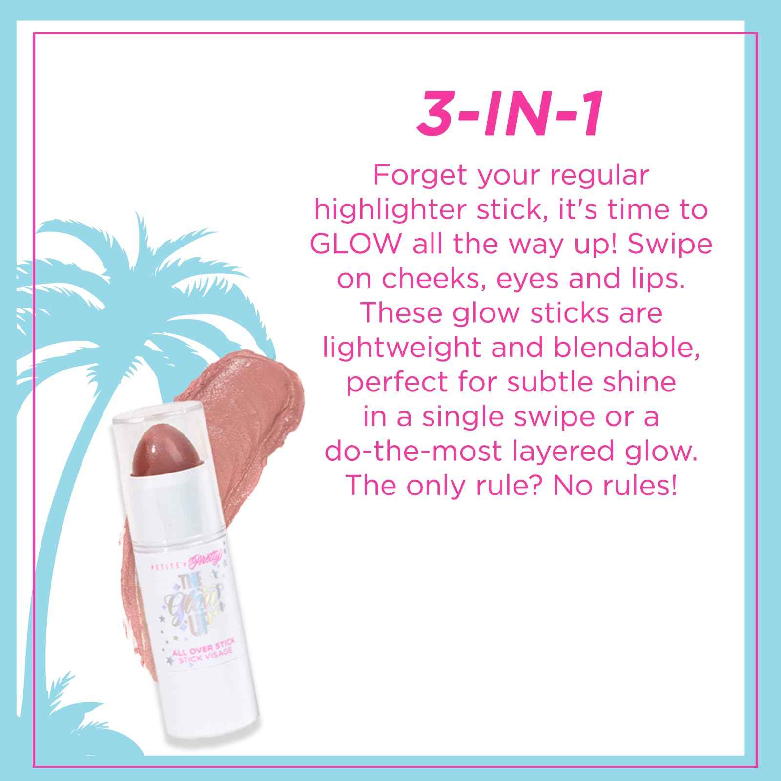 Petite 'n Pretty Makeup Set for Kids (Go for the Bronze) - Makeup for Tweens & Teens - Feathered Volumizing Mascara, Multi Stick for Eyes & Cheeks, Lip Balm, Made in the USA