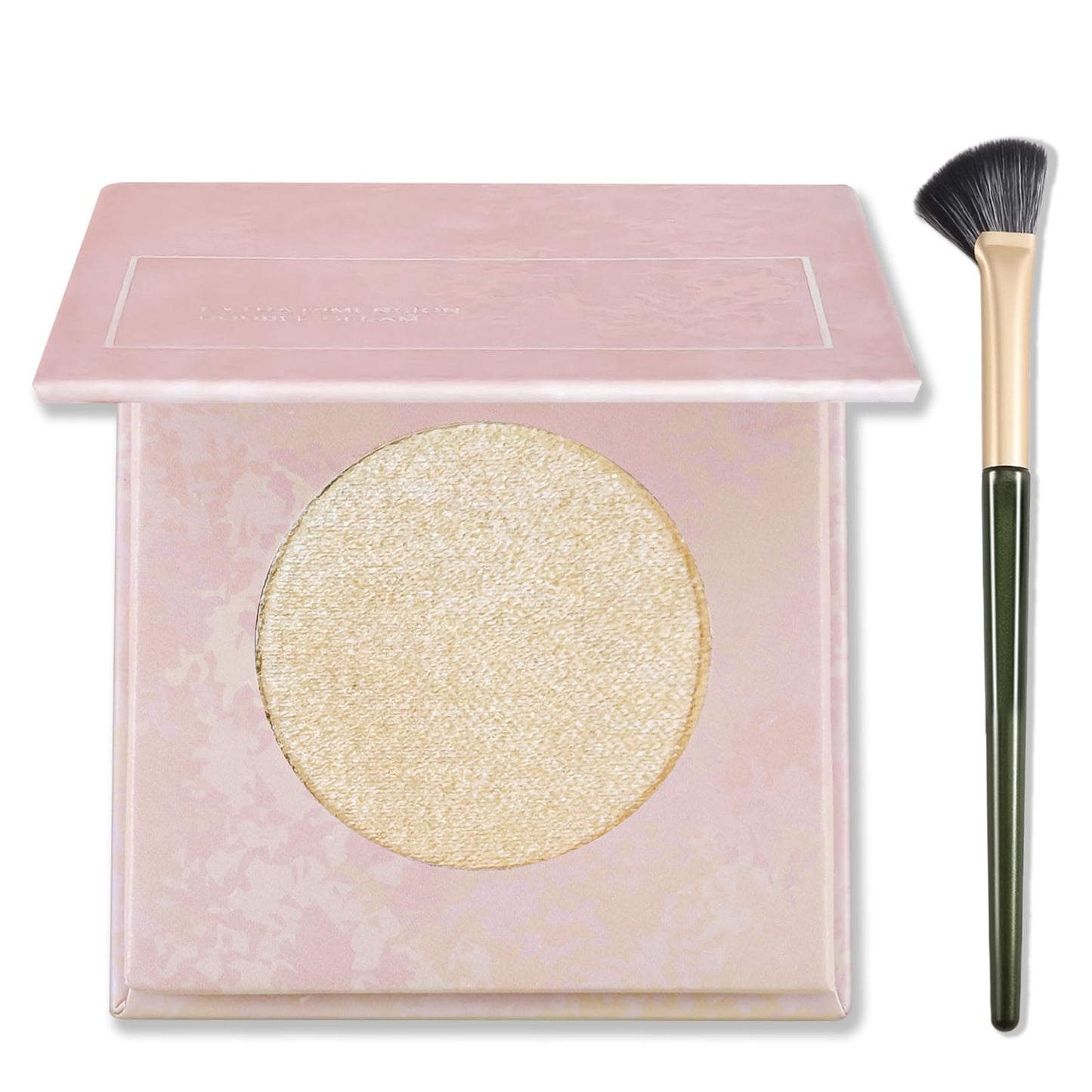 Erinde Face Highlighter Palette, Pearl Glossy Face Illuminator Palette, Natural Glow Finish, Shimmer Smooth Baked Highlighter Powder, Long-lasting Sparkling Highlighter Makeup, 03 Dawn Glow