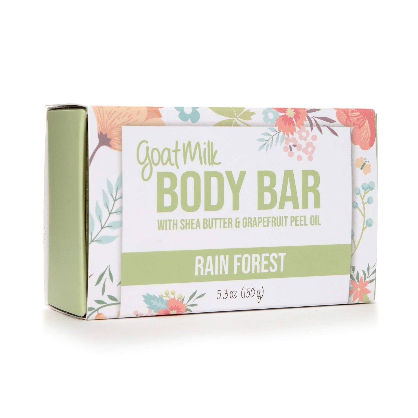 B&N All Natural Brooke & Nora at Home Goat Milk Moisturizing Body Bar, Rainforest