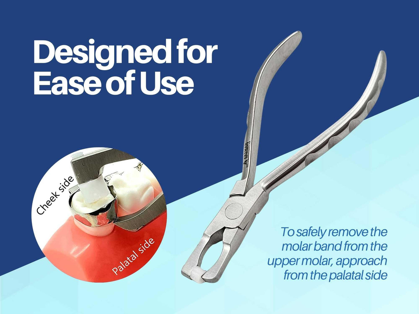 ARTMAN INSTRUMENTS Molar Band Remover Pliers – Orthodontic Braces Removal Tool – Stainless Steel, Autoclavable, Dental Braces Band Removing Pliers