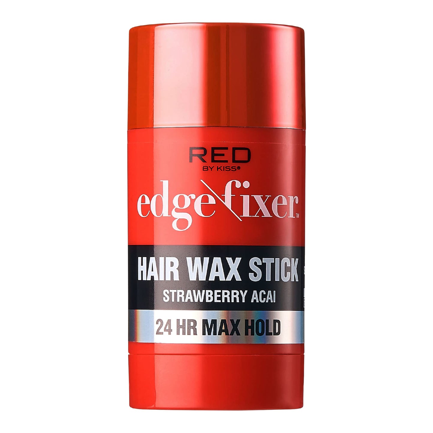 Red by Kiss Hair Wax Stick 24HR Max Hold Edge Fixer Edge Control Pomade Non-Sticky, Non-Oily Flake Free Hair Styling Wax (Strawberry Acai)