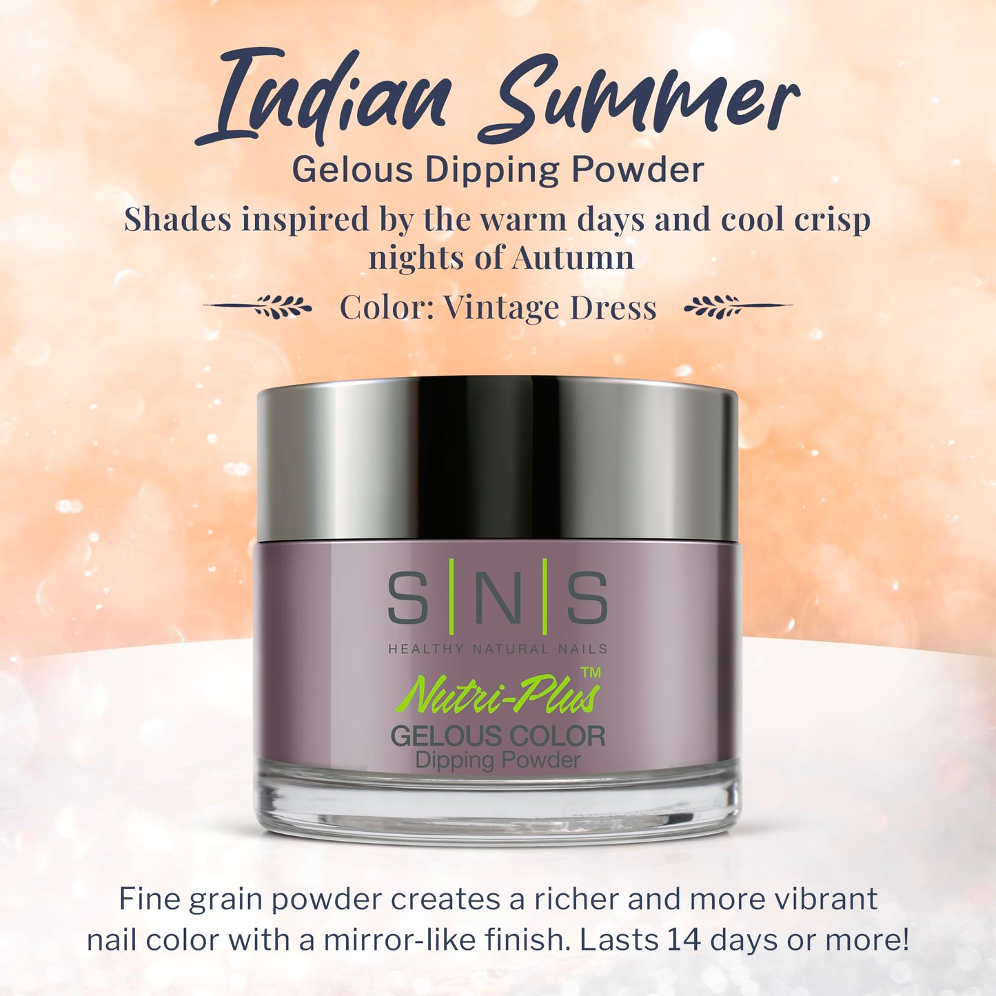 SNS Nails Dipping Powder Gelous Color - Indian Summer Collection - IS32-1oz