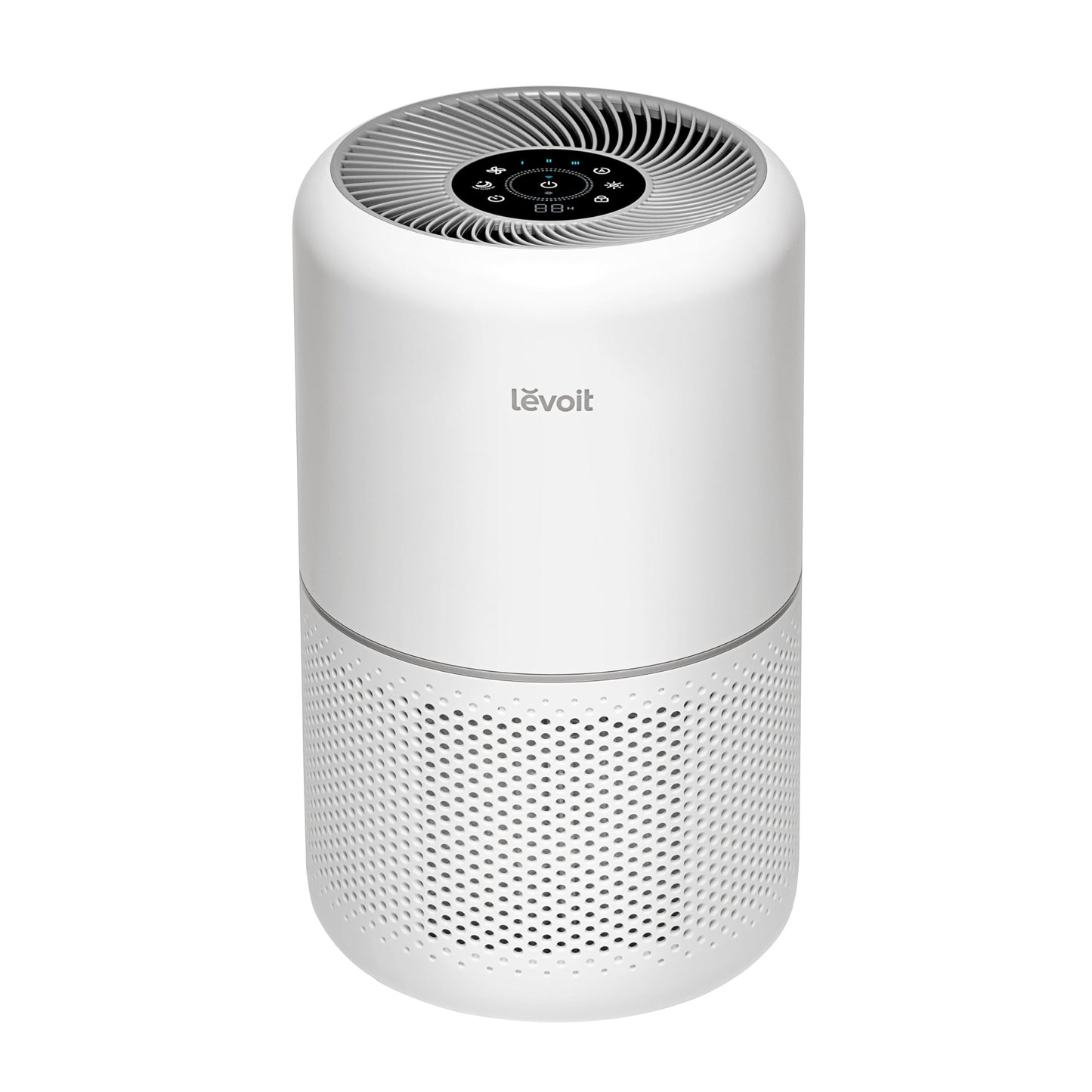 LEVOIT Air Purifiers for Home Bedroom, Smart WiFi, HEPA Sleep Mode for Home Large Room, Quiet Cleaner for Pet Hair, Allergies, Dust, Smoke, Pollon, White Noise, Alexa Control, Core300S-P, White