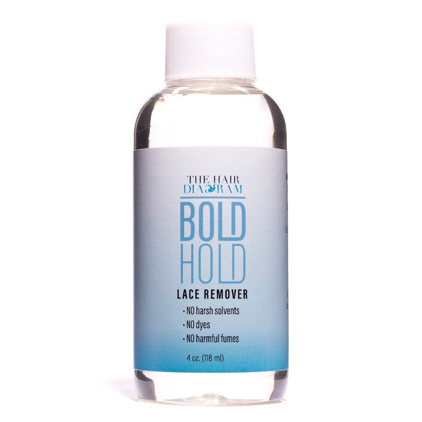 The Hair Diagram - Bold Hold Lace Remover - Bond Release Spray - Residue Removal Solution For Wigs, Extensions, & Hair Systems - Tape & Lace Glue Remover - NO Harsh Solvents, Dyes, Harmful Fumes - 4oz