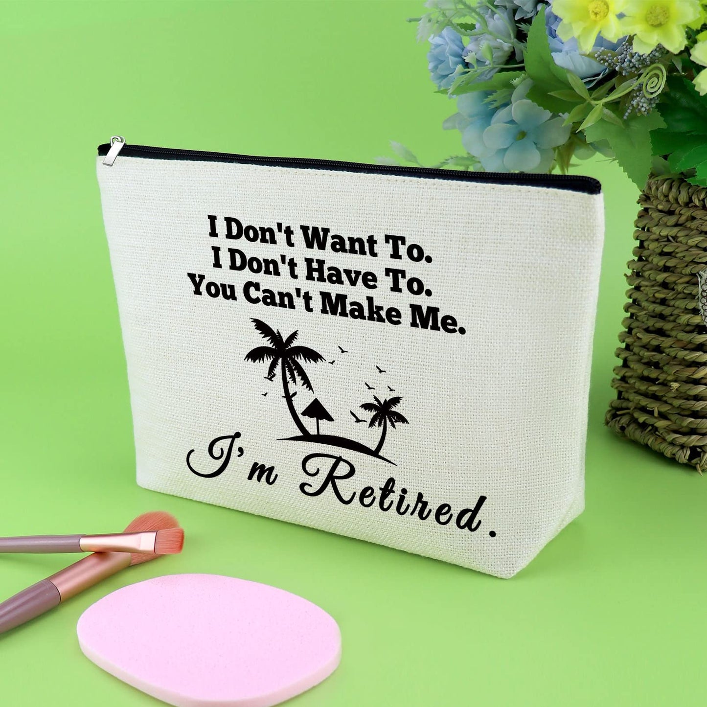 Retirement Gifts for Boss Friend Makeup Bag Farewell Gifts Coworker Leaving Gifts for Colleagues Appreciation Gifts Travel Cosmetic Pouch Going Away Gift Retired Gifts for Teachers Nurses Cosmetic Bag