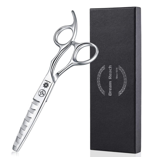 Dream Reach Professional 6 inch Hair Cutting Scissors, Japanese 440C Steel Thinning Shear for Men/Women Cutting for Salon/Barber/Home