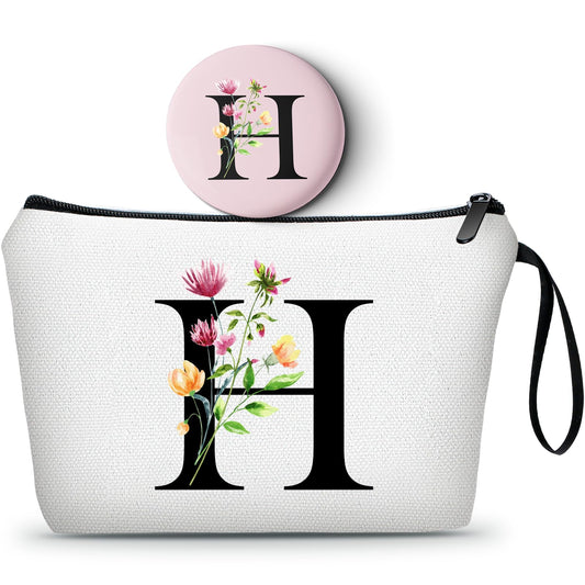 Gift for Friend Woman,Gifts for Moms Birthday,Bridesmaid Gifts,Custom Makeup Bag with Mirror,Gifts for Woman Unique,Sister Gifts,Gifts for Young Women,Teenage Girl Gifts,Personalized Gifts,(H)