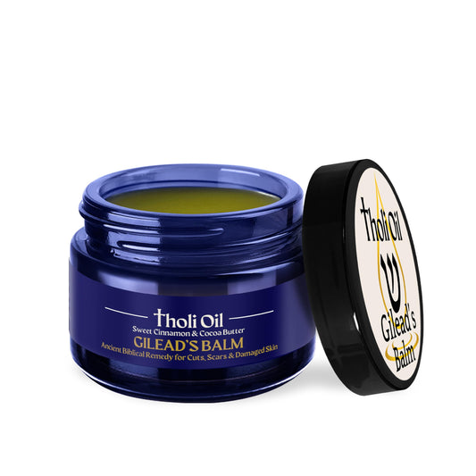 Tholi Oil Balm of Gilead Skin Repair Salve – Fast-Acting Natural Formula Soothes, Restores & Protects Dry, Damaged Skin – With Poplar Buds, Beeswax, Cocoa Butter