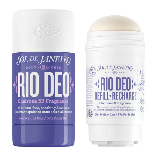 SOL DE JANEIRO Cheirosa 59 Rio Deo Aluminum-Free Deodorant with Refill Cartridge, Amazon Exclusive