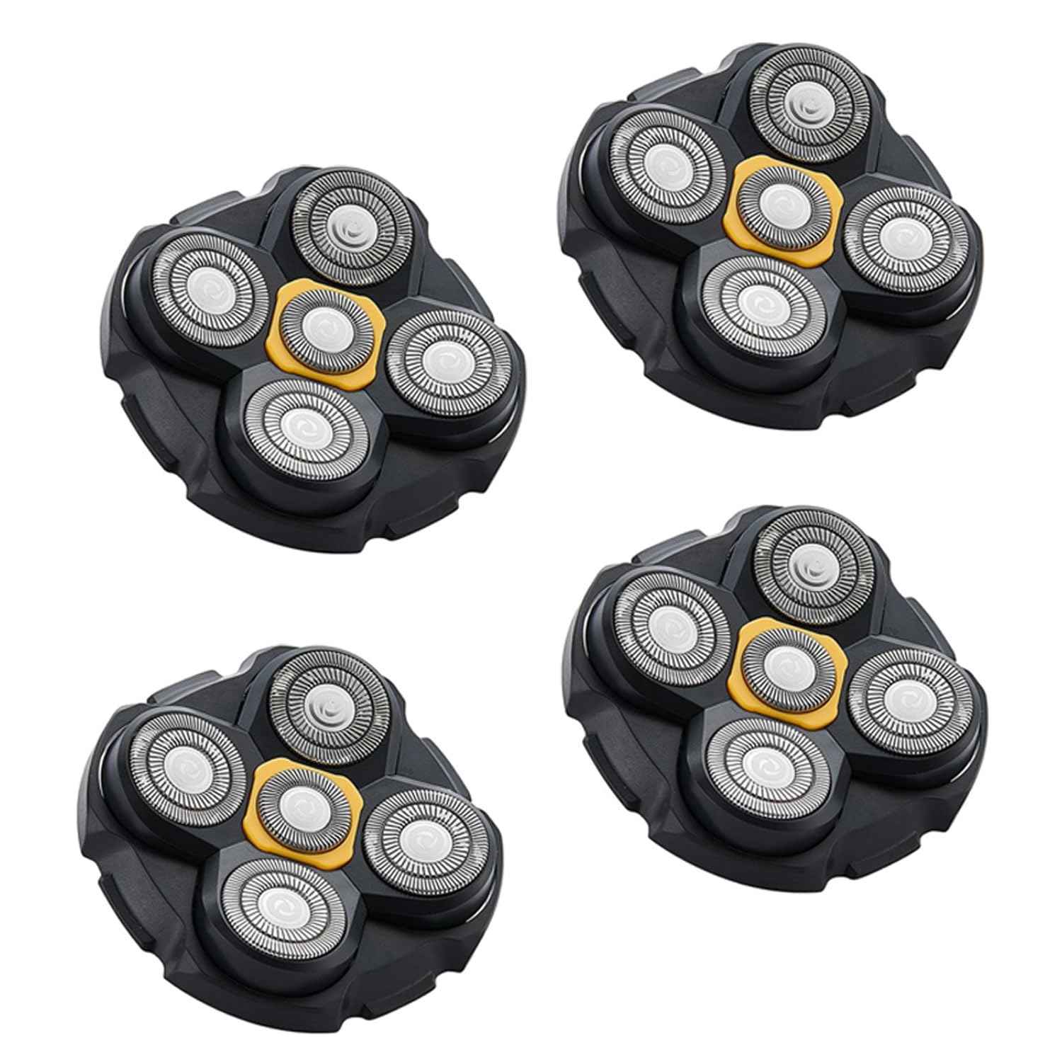 Pro Head Shaver Replacement Blades Compatible with Microtouch Titanium Head Shaver,Precision Electric Shaving for Bald Men. (4 Pack)