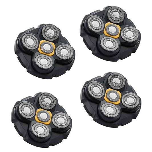 Pro Head Shaver Replacement Blades Compatible with Microtouch Titanium Head Shaver,Precision Electric Shaving for Bald Men. (4 Pack)
