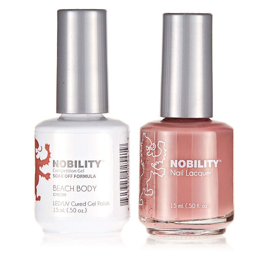 LeChat Nobility – Gel Polish & Nail Lacquer Set (Neutral collection) (Beach Body NBCS091)