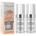 2 PACK TLM Color Changing Foundation Liquid Base,TLM Concealer Cover Cream,All Day Flawless Warm Skin Tone BB Cream Makeup Base Concealer for All Skin SPF15