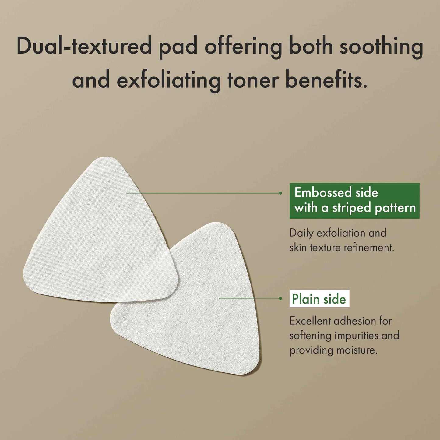 Dr.Ceuracle Tea Tree Purifine Toner Pad - Korean Skincare Mild Exfoliating and Pore Care, Double-Textured Face Pads with PHA, Zinc PCA, Niacinamide (60 Pads)