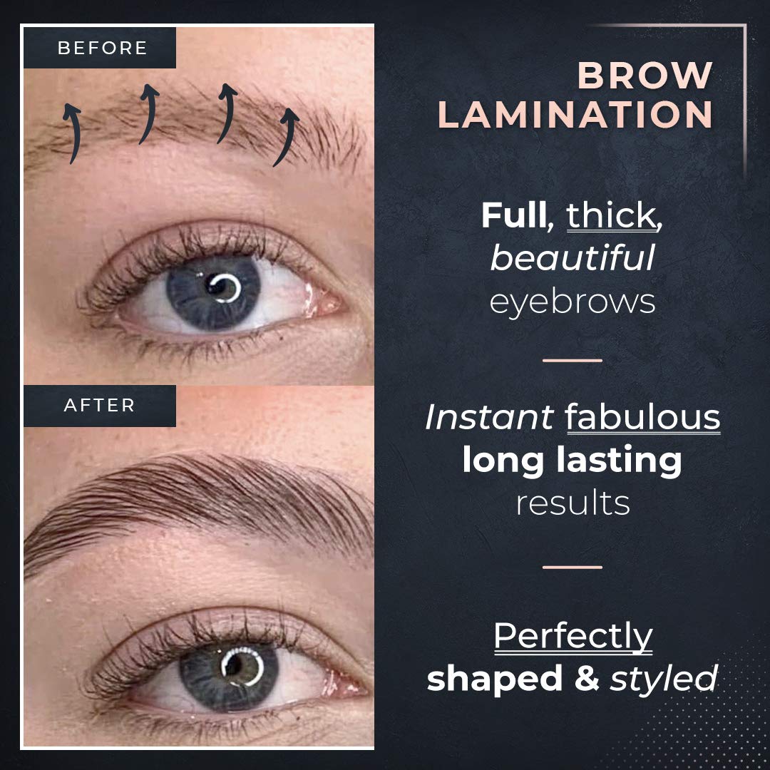 10 Sets Of Lash Lift & Brow Lamination Lotions For Professionals | Instant Perming, Lifting & Curling for Eyelashes & Eyebrows | Salon Results Lasting 6-8 Weeks | 10 Semi Permanent Treatments Supplies