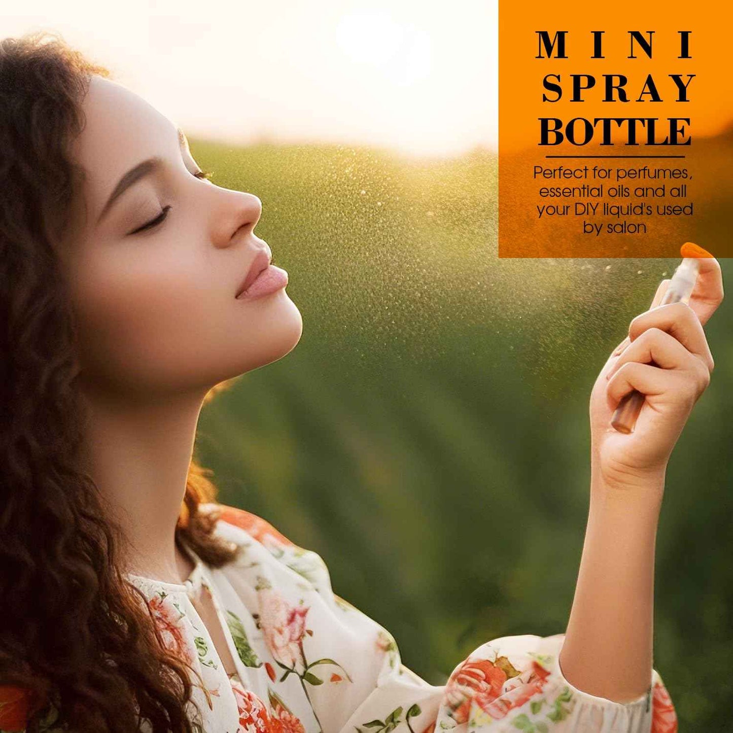 DupakSYS 60PCS 10ml Mini Spray Bottle, Portable Clear Plastic Spray Bottle, Empty Fine Mist Refillable Perfume Atomizer, Small Sample Containers for Cleaning, Travel, Essential Oils