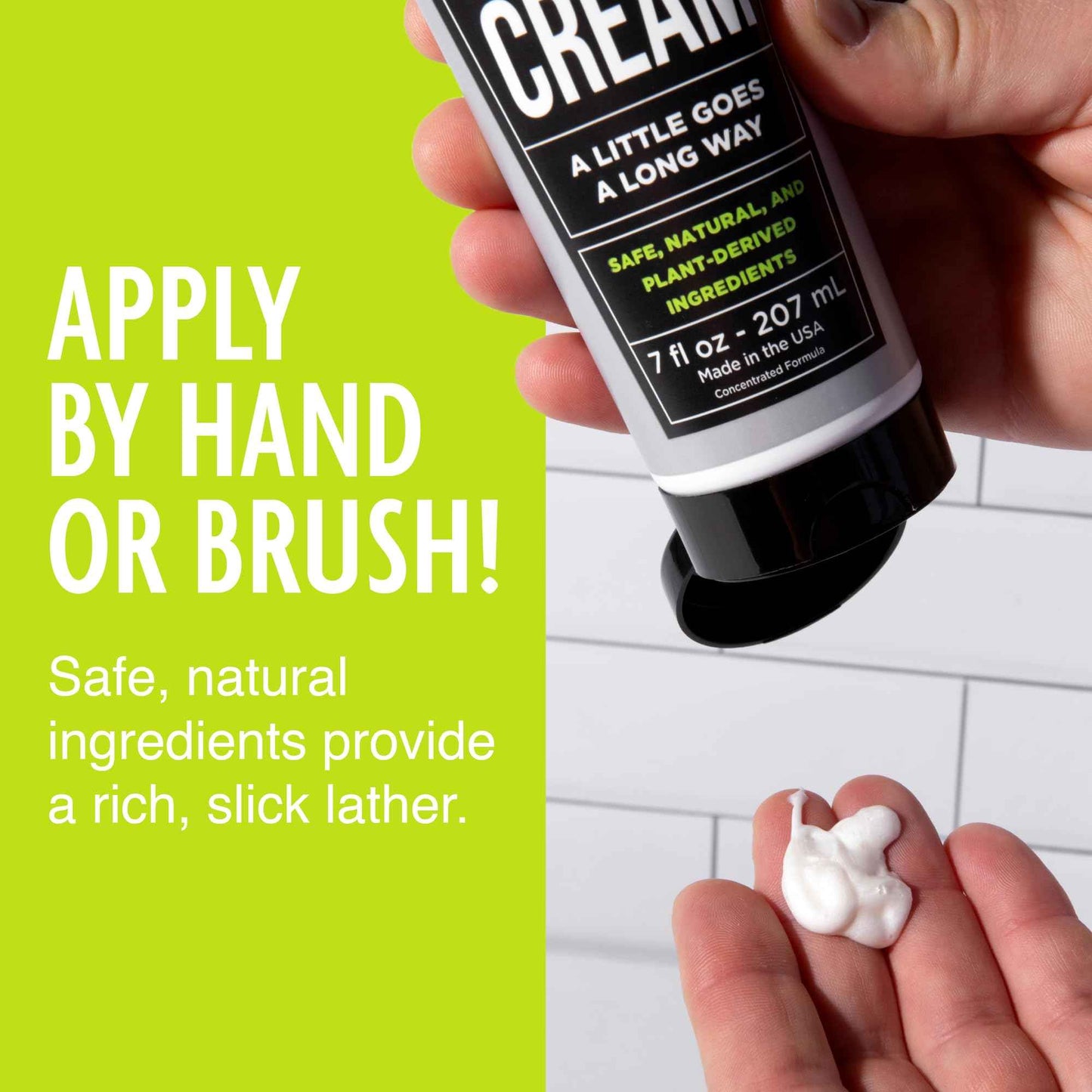 Pacific Shaving Company Natural Shaving Cream - Shea Butter + Vitamin E Shave Cream for Hydrated Sensitive Skin - Clean Formula for Smooth, Anti-Redness + Irritation-Free Shave Cream (3.4 Oz, 3 Pack)