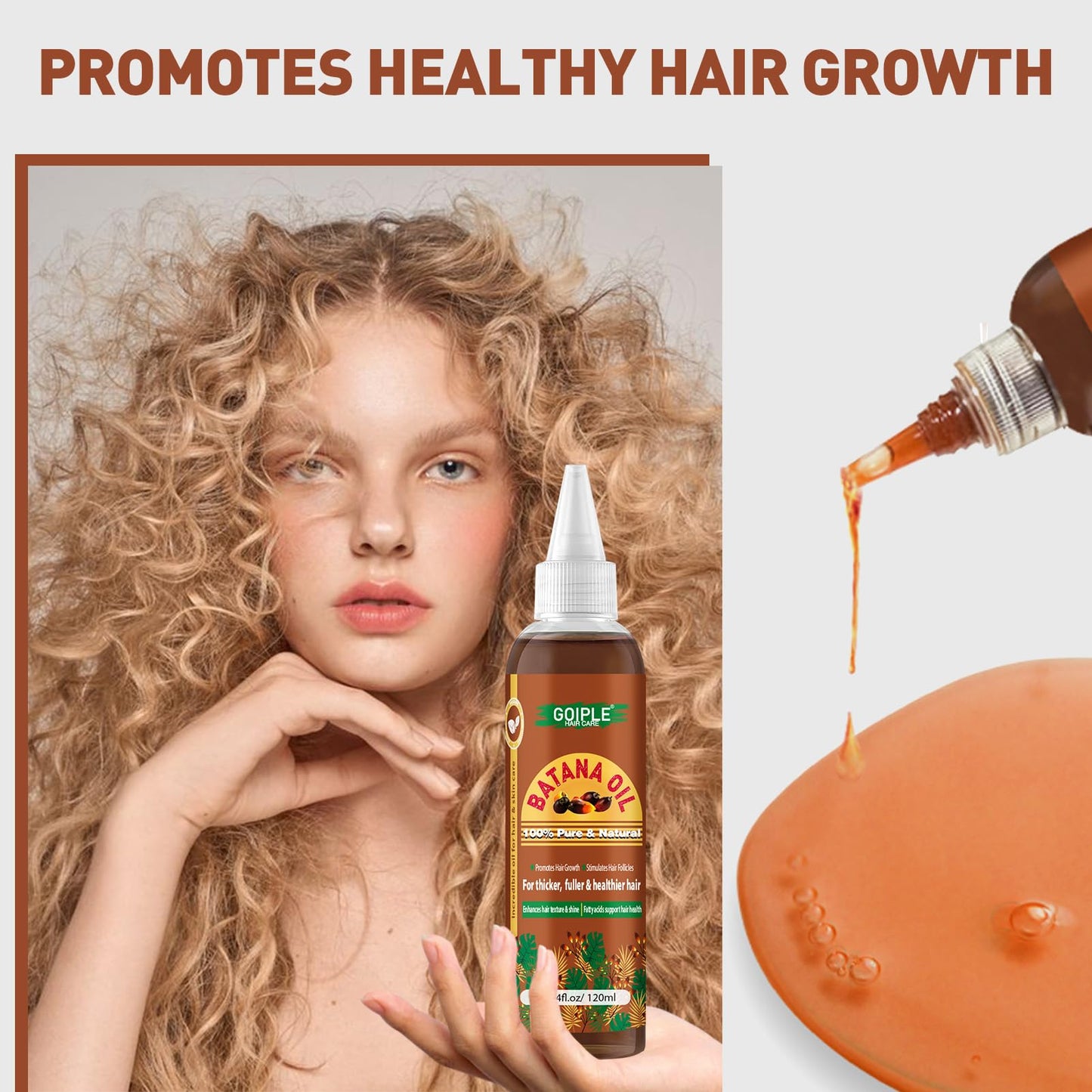 100% Pure Batana Oil for Hair Growth Organic Hair Growth Oil Hair oil Natural Raw Batana Oil for Hair Growth & Thicker & Stronger Hair (1pc batana oil)