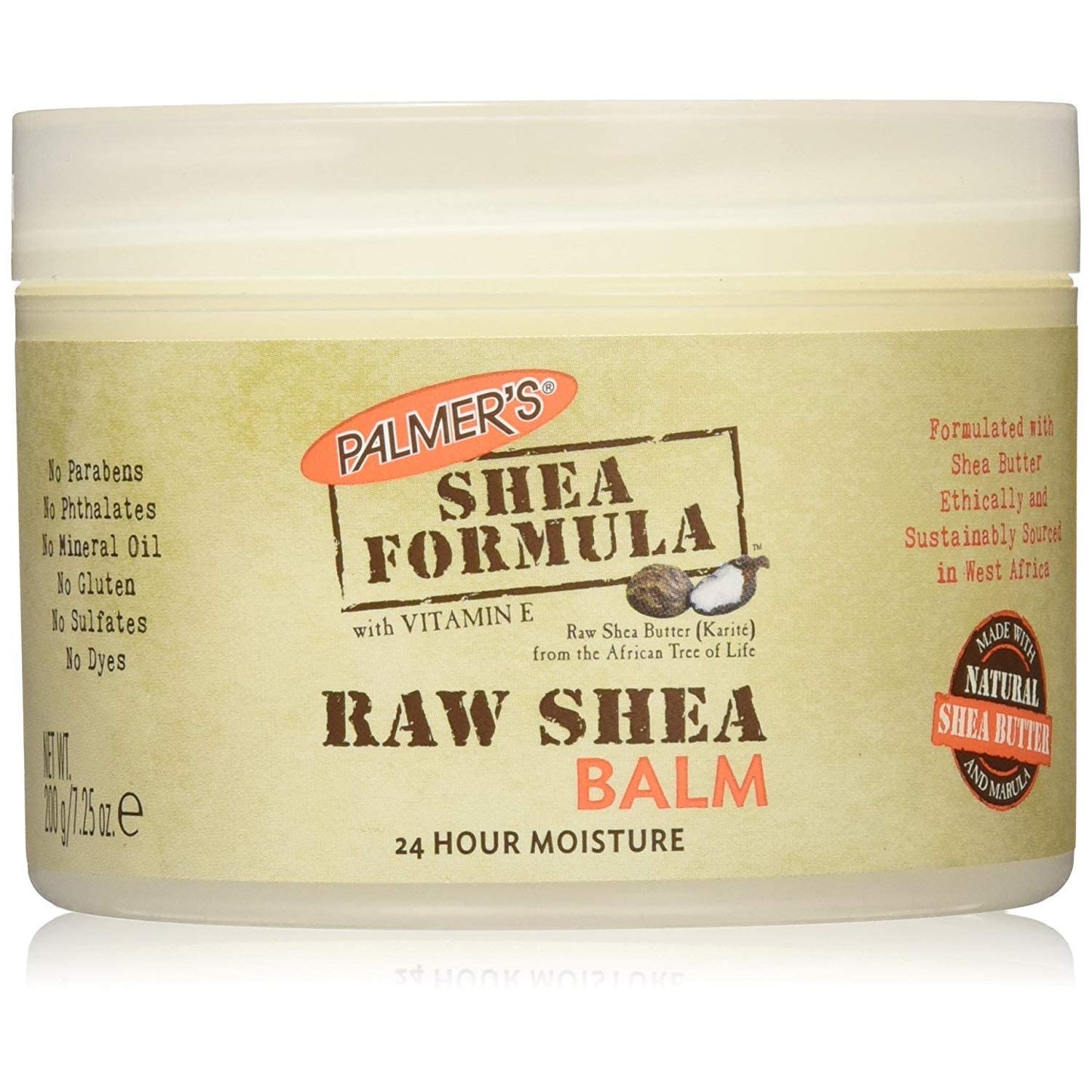 Palmer's Raw Shea Butter Formula Balm 7.25 oz (Pack of 2)