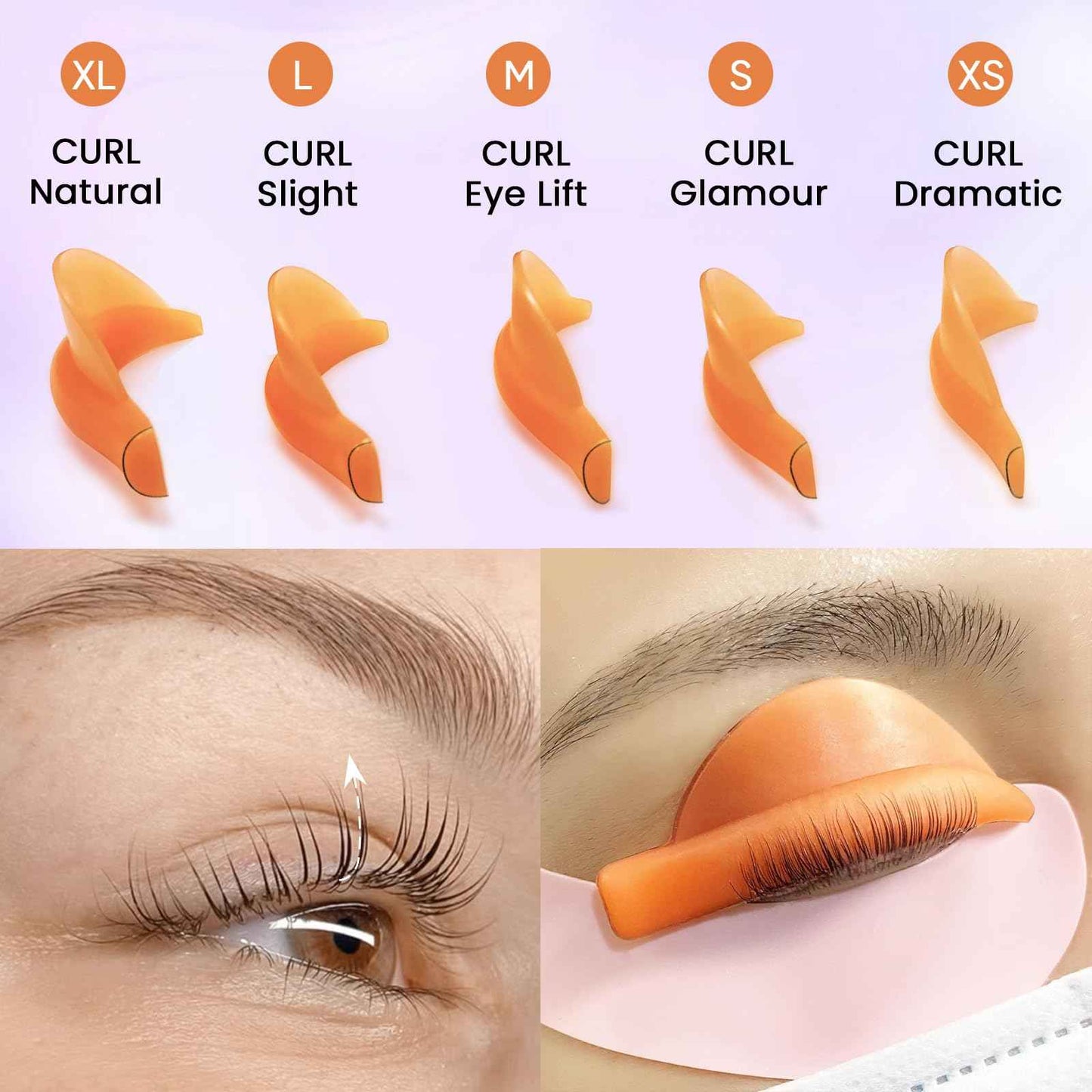 PERMANIA Lash Lift and Tint Kit, Salon Grade Supplies for Eyelash Perm and Brow Lamination Black Dye with Lash Lift Balm Curling & Coloring Natural Result