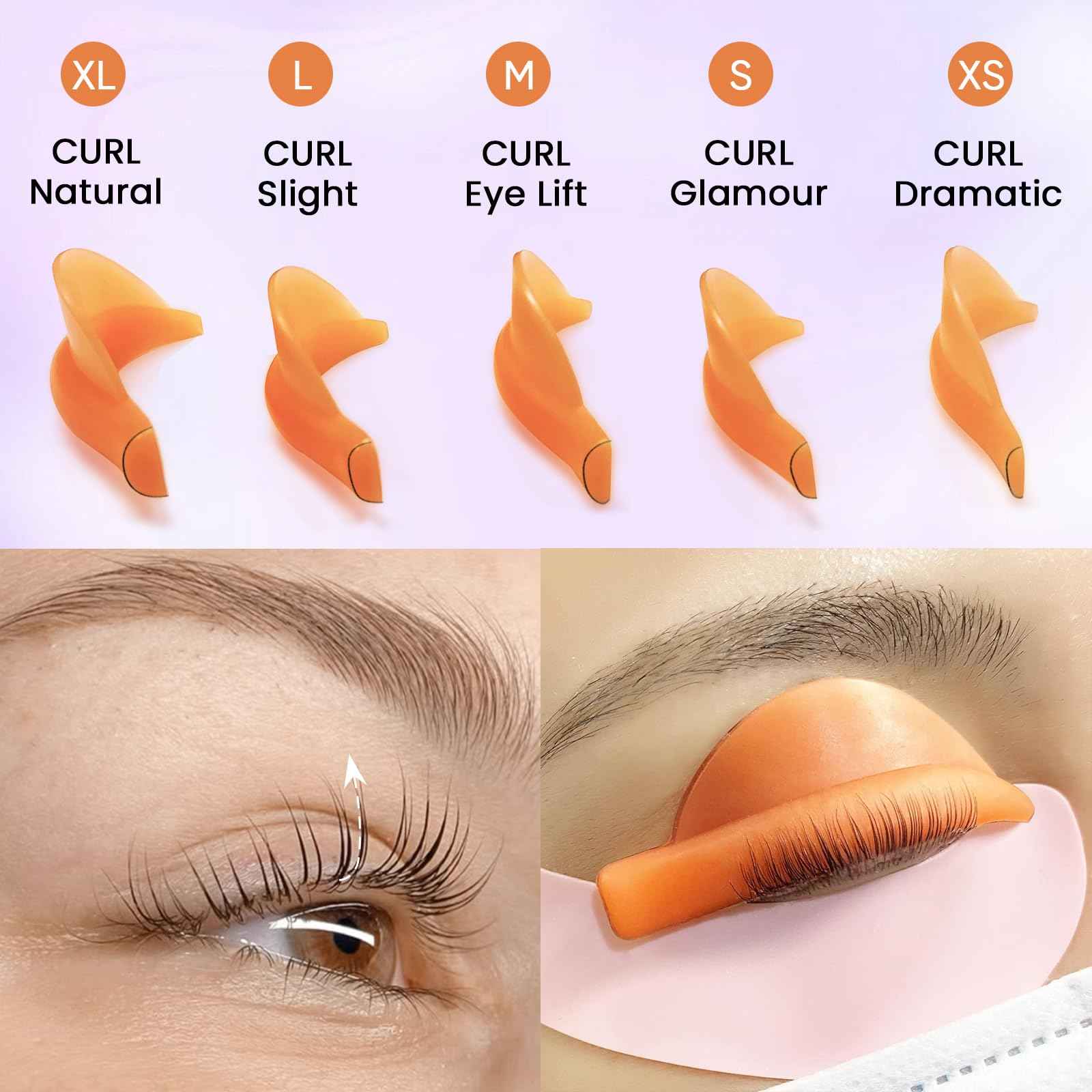 PERMANIA Lash Lift and Tint Kit, Salon Grade Supplies for Eyelash Perm and Brow Lamination Black Dye with Lash Lift Balm Curling & Coloring Natural Result